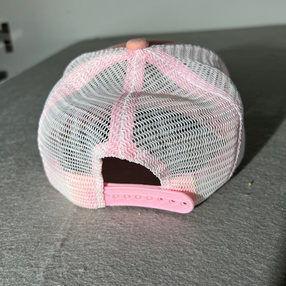 Wonder Woman Trucker Hat Pink White Mesh Snapback - Picture 5 of 5